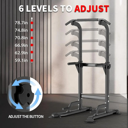 Power Tower Pull Up Dip Bar For Home Gym Multi-Functional adjustable .