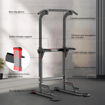 Power Tower Pull Up Dip Bar For Home Gym Multi-Functional adjustable .