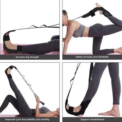 Yoga Stretch Straps Pilates Accessories Gymnastics Home Fitness Equipment Rehabilitation Exercise Therapy Suspension Training